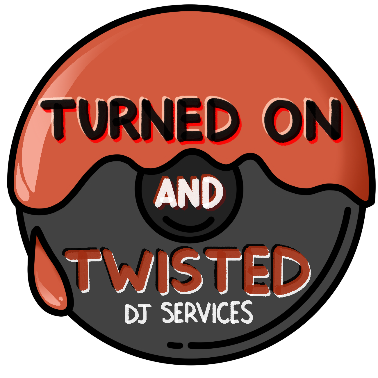 Logo Design by NatiieBouzie for Turned on and Twisted DJ Services | Design #30859772