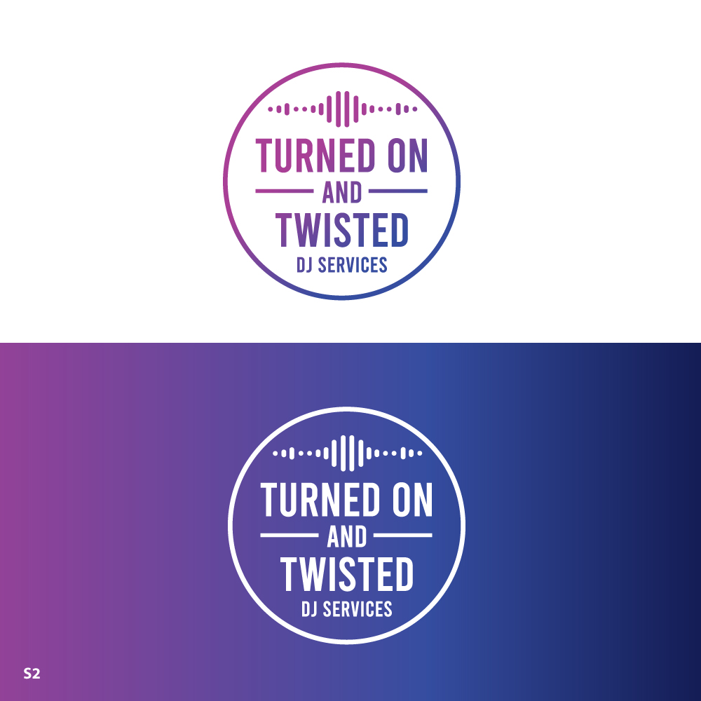 Logo Design by Sujit Banerjee for Turned on and Twisted DJ Services | Design #30862342