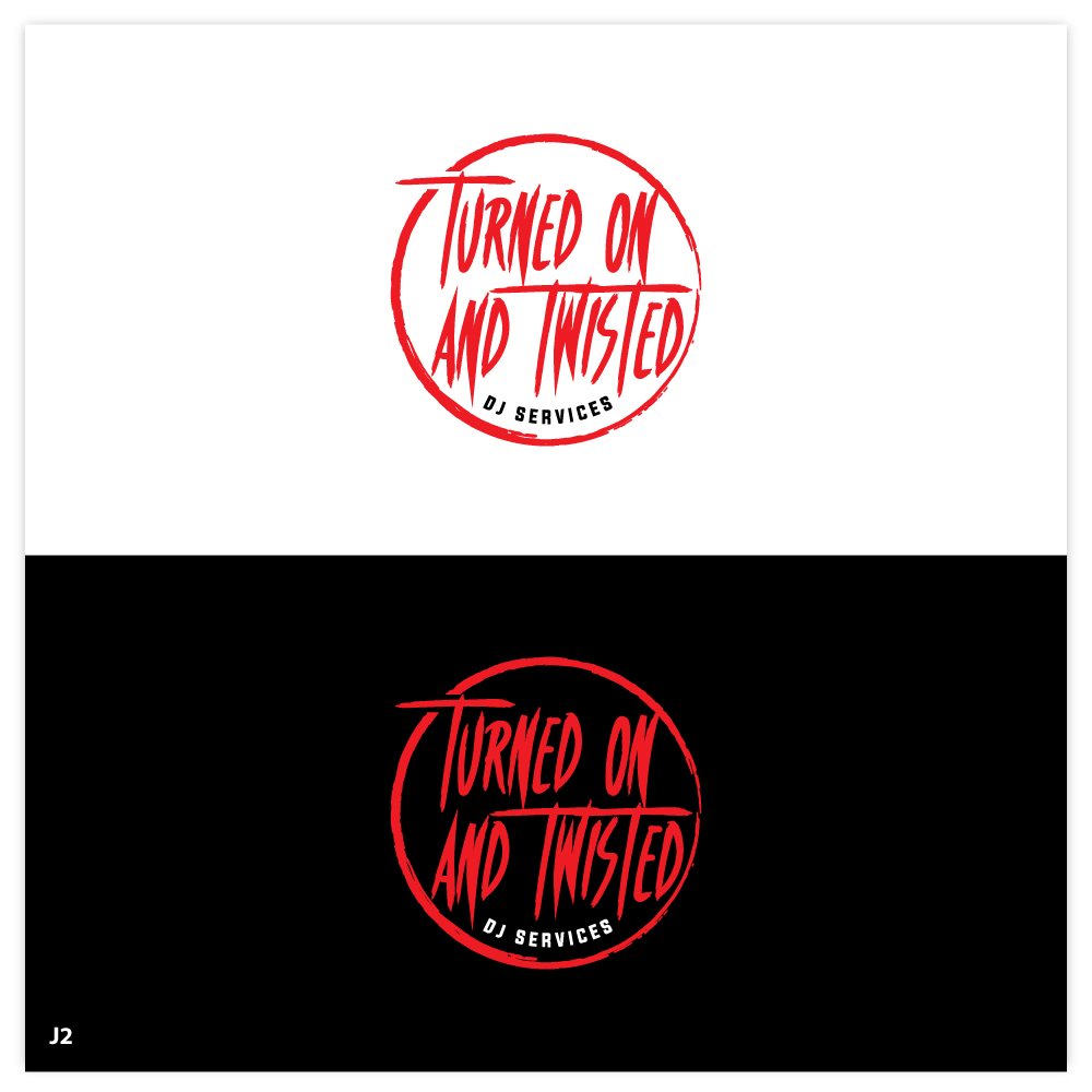 Logo Design by Sujit Banerjee for Turned on and Twisted DJ Services | Design #30862347