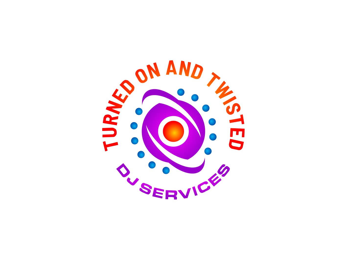 Logo Design by BNdesigner for Turned on and Twisted DJ Services | Design #30865445