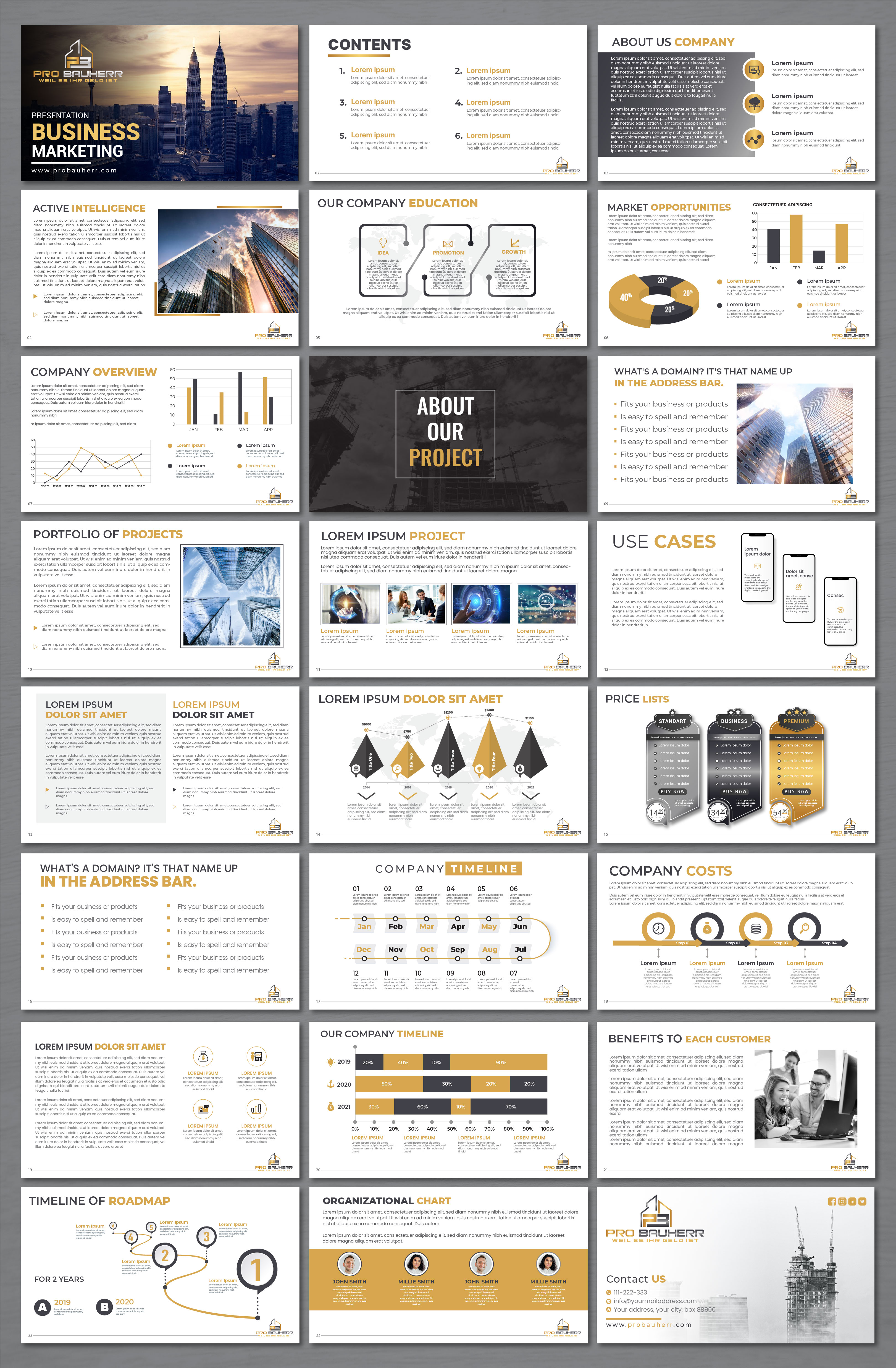 PowerPoint-Design von artbitin für Pro Bauherr GmbH | Design #30908383