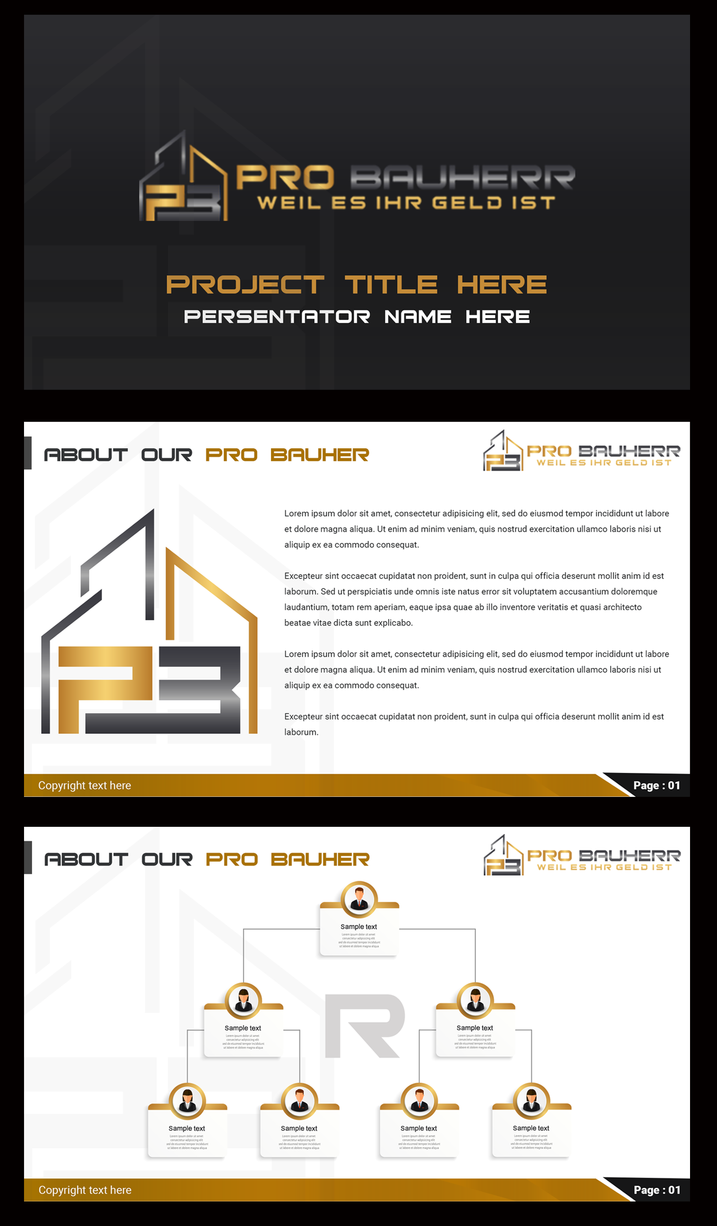 PowerPoint Design by Best Design Hub for Pro Bauherr GmbH | Design #30878450