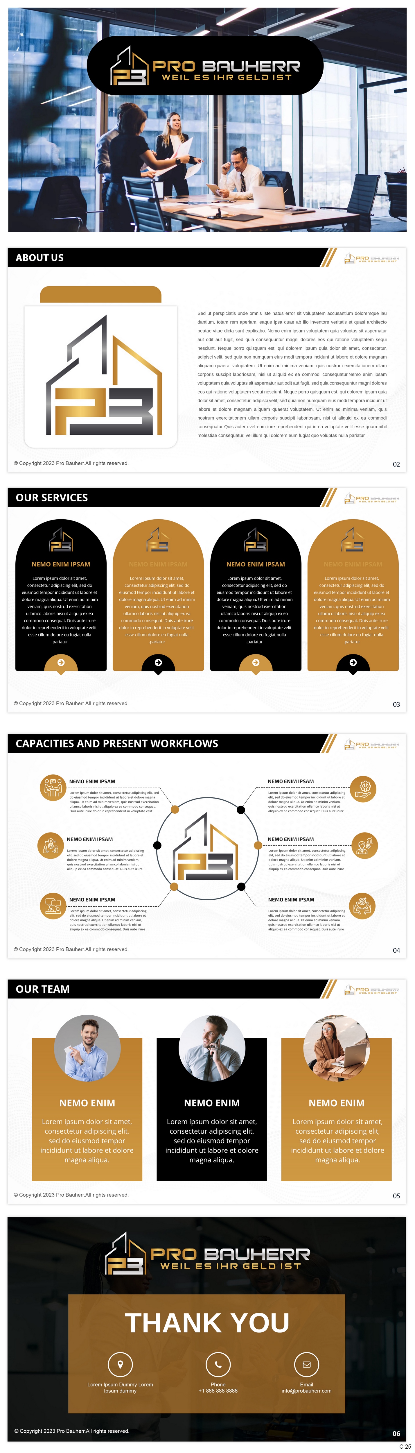 PowerPoint-Design von pb für Pro Bauherr GmbH | Design #30870134