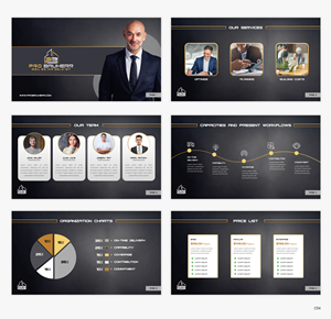PowerPoint-Design von pb für Pro Bauherr GmbH | Design: #30870147
