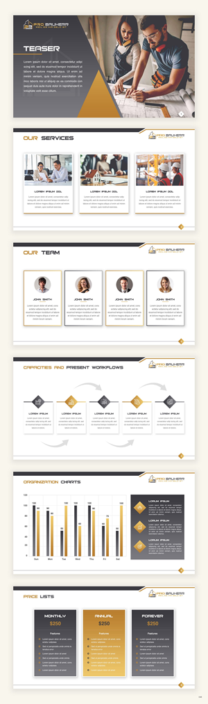 PowerPoint-Design von pb für Pro Bauherr GmbH | Design: #30875560
