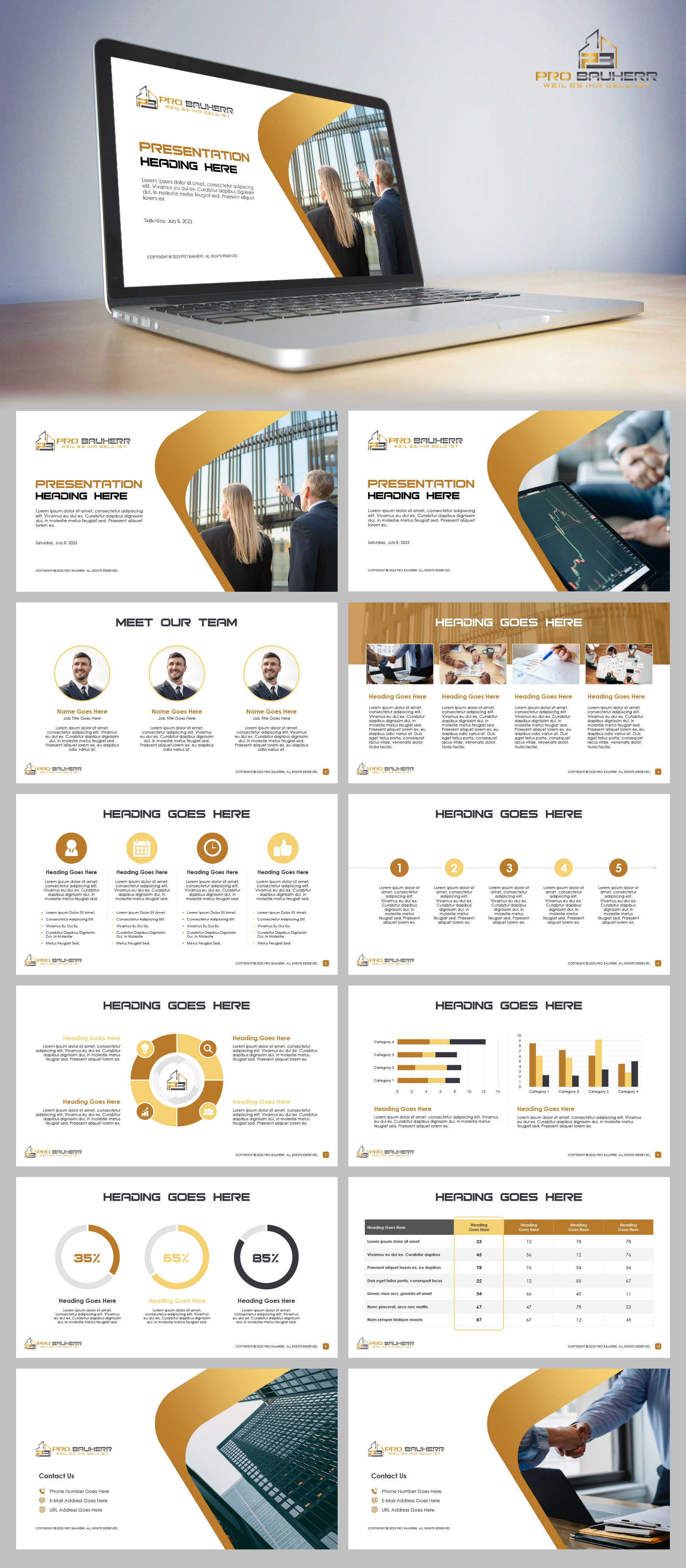 PowerPoint Design by n2presents for Pro Bauherr GmbH | Design #30876123