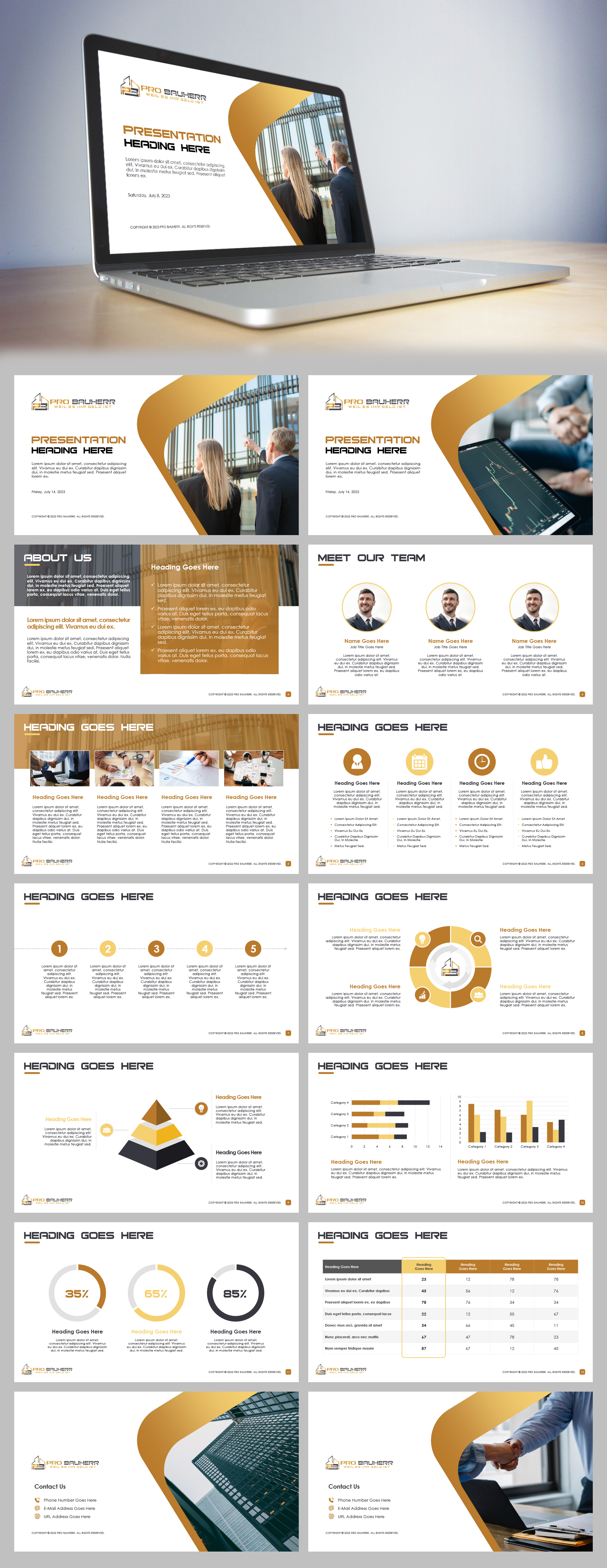 PowerPoint-Design von n2presents für Pro Bauherr GmbH | Design #30906652