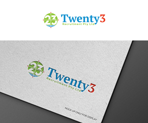 Logo Design by Srk pix!14 for Twenty3 Recruitment Pty Ltd | Design: #30873264