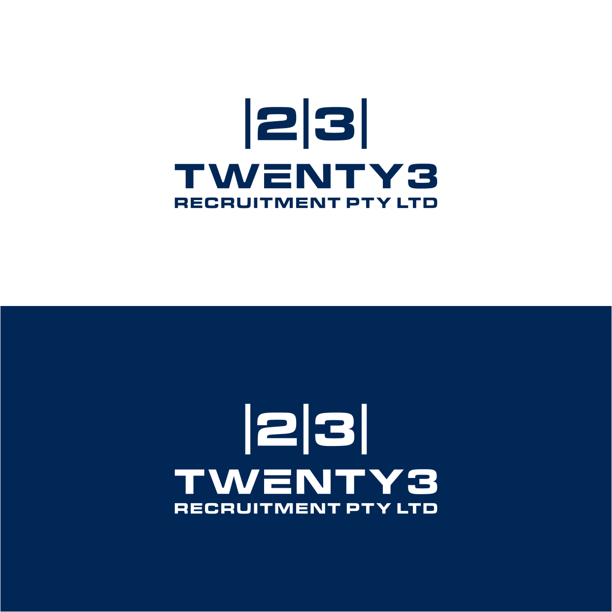 Logo Design by Kaze56 for Twenty3 Recruitment Pty Ltd | Design #30862611