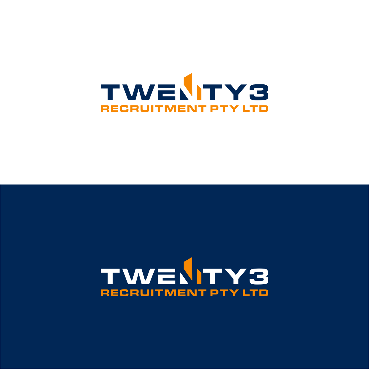 Logo Design by Kaze56 for Twenty3 Recruitment Pty Ltd | Design #30862633