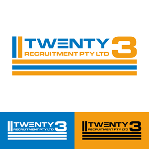 Logo Design by Dalang Design for Twenty3 Recruitment Pty Ltd | Design: #30870192