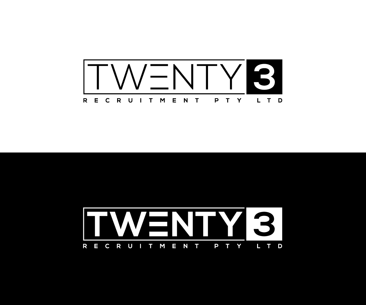 Logo Design by Roxy Art for Twenty3 Recruitment Pty Ltd | Design #30879259