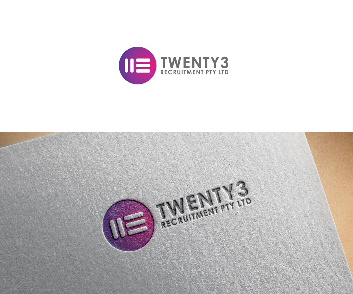 Logo Design by bijuak for Twenty3 Recruitment Pty Ltd | Design #30881551