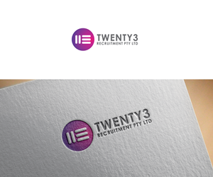 Design de Logo par bijuak pour Twenty3 Recruitment Pty Ltd | Design : #30881551