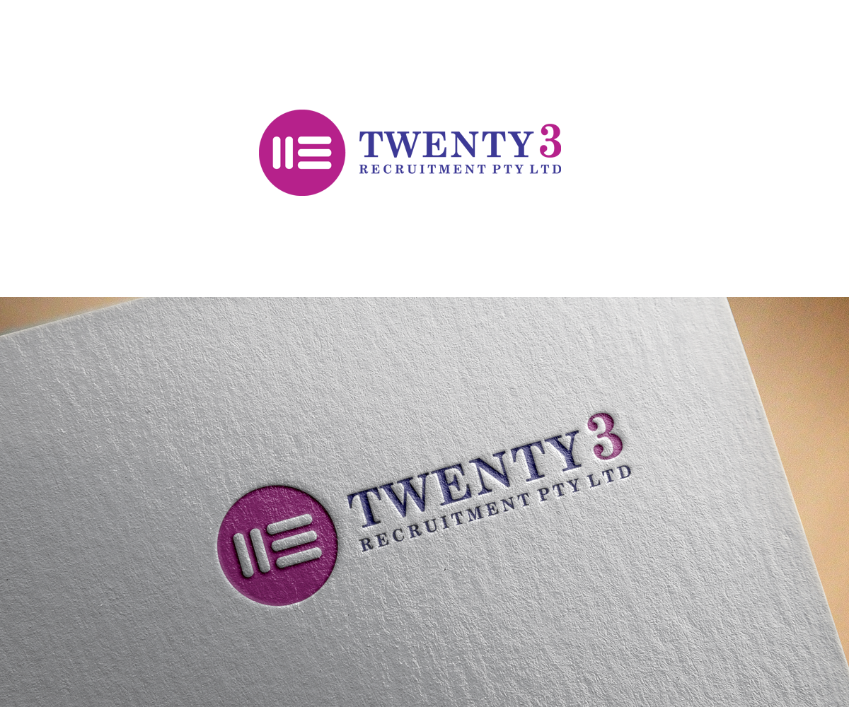 Design de Logo par bijuak pour Twenty3 Recruitment Pty Ltd | Design #30897772