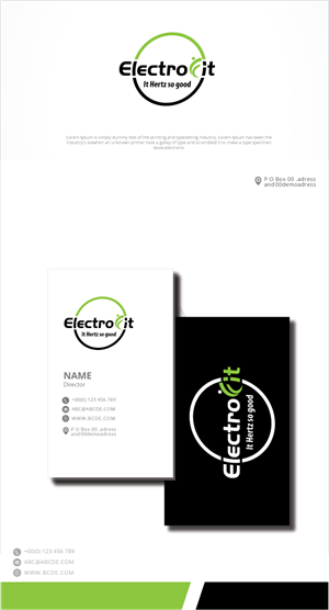 Logo Design by zebronicgraphic for ElectroFit | Design: #30863072