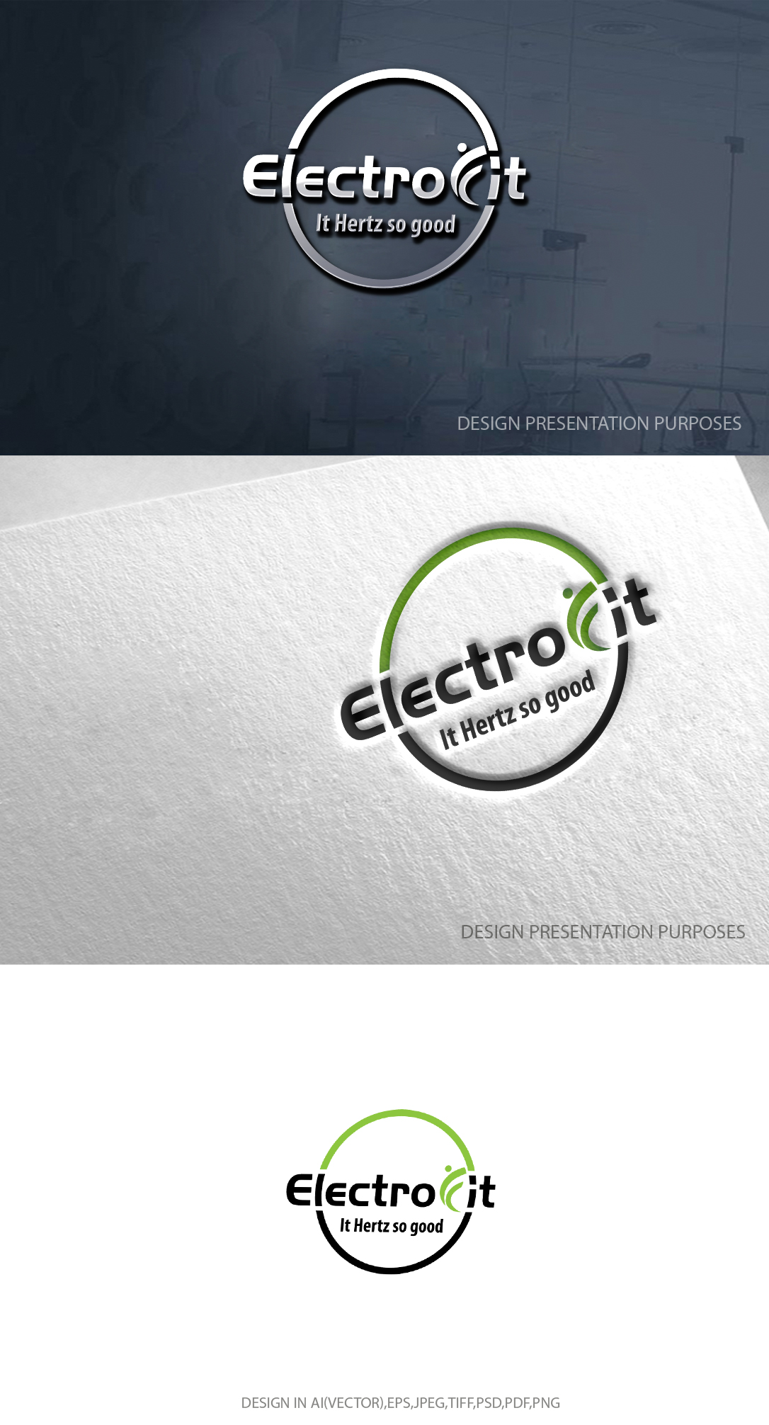 Logo Design by zebronicgraphic for ElectroFit | Design #30863074