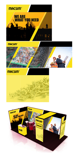 Trade Show Booth Design by Bins for Macsim | Design: #30868285
