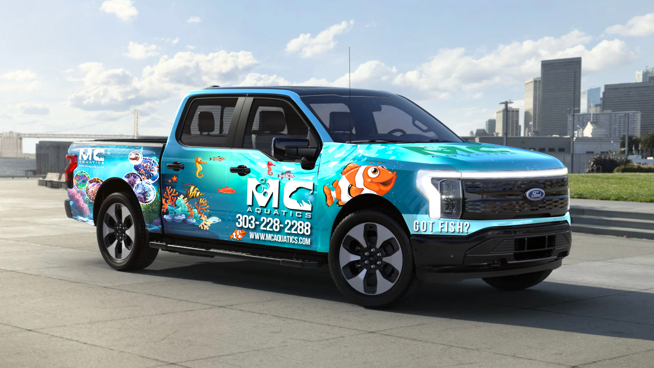 Car Wrap-Design von Jhei für MC Aquatics | Design #30908171
