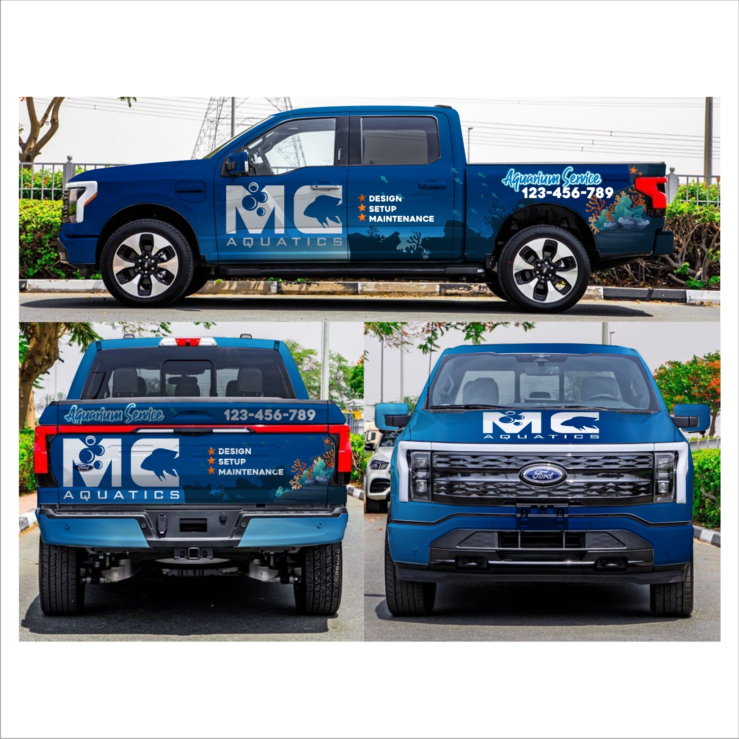 Car Wrap Design by DG+ for MC Aquatics | Design #30874189