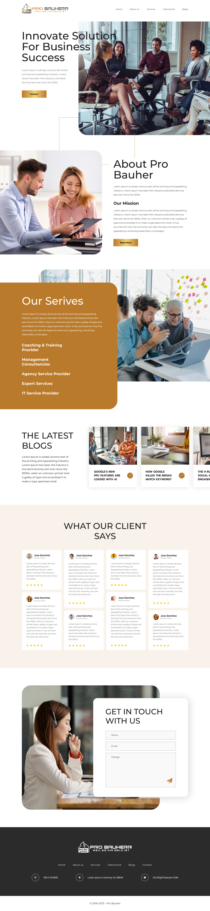 Web Design by Hafsa Fatymah for Pro Bauherr GmbH | Design #30889160