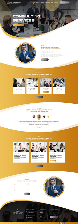 Web Design by Ved Web Services for Pro Bauherr GmbH | Design #30891031