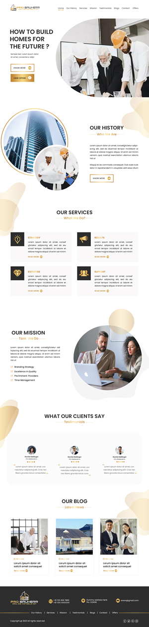 Web Design by Creations Box 2015 for Pro Bauherr GmbH | Design: #30883806