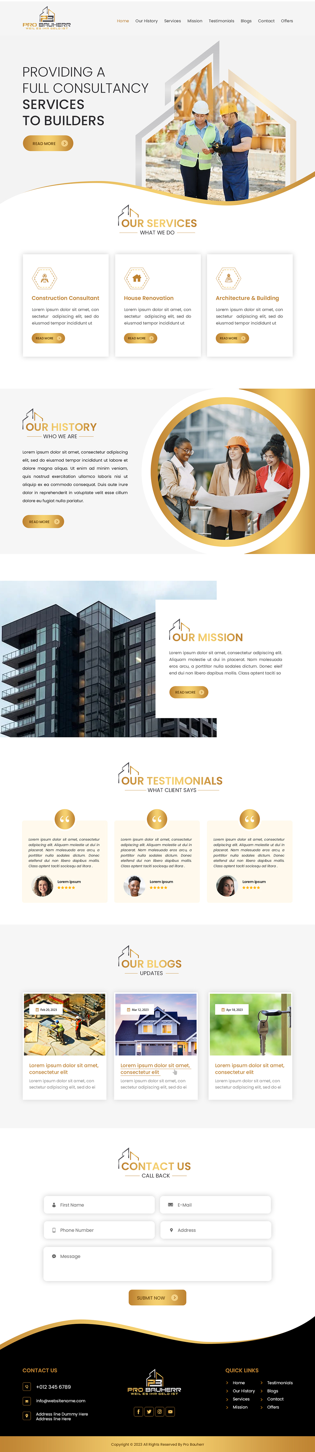 Diseño Web por Creations Box 2015 para Pro Bauherr GmbH | Diseño #30921150