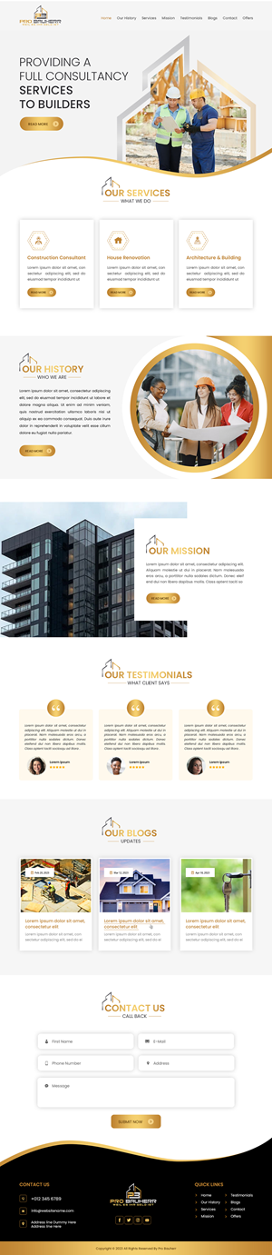 Web Design by Creations Box 2015 for Pro Bauherr GmbH | Design: #30921150