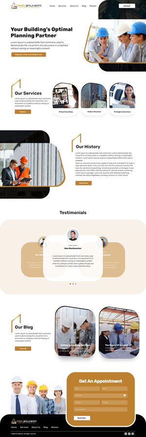 Web Design by nzdesigners for Pro Bauherr GmbH | Design: #30908814
