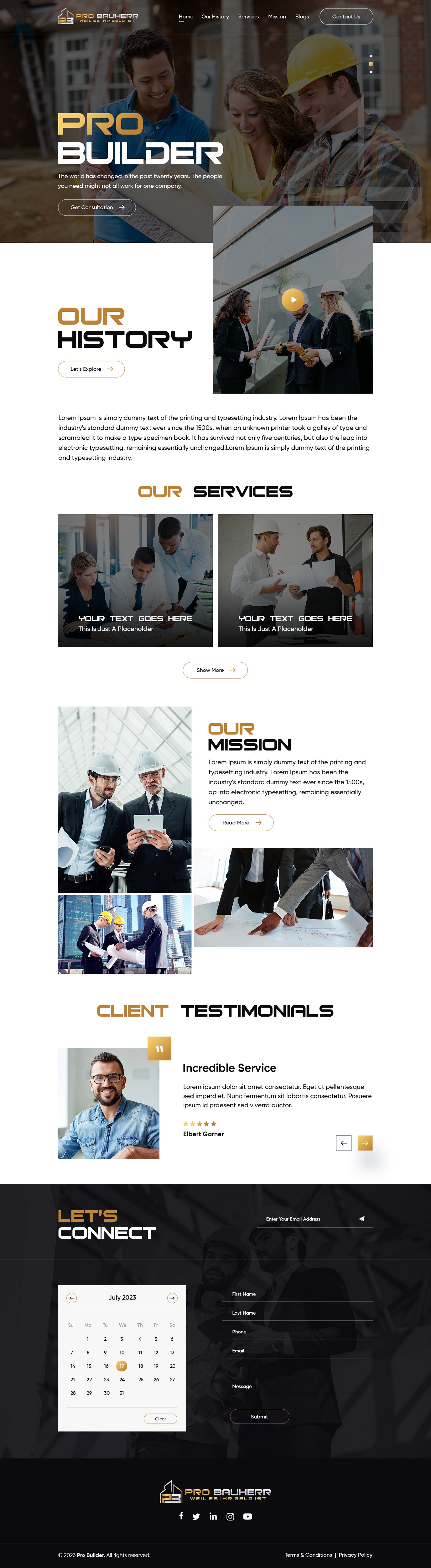 Web Design by nzdesigners for Pro Bauherr GmbH | Design #30908815