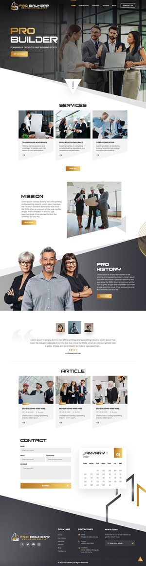 Web Design by nzdesigners for Pro Bauherr GmbH | Design: #30908940