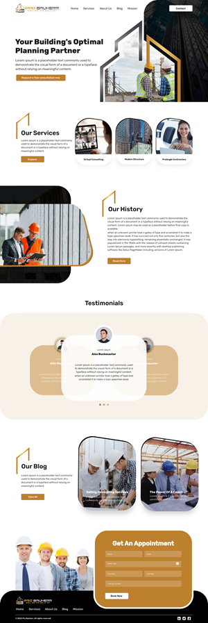 Web Design by nzdesigners for Pro Bauherr GmbH | Design #30931766