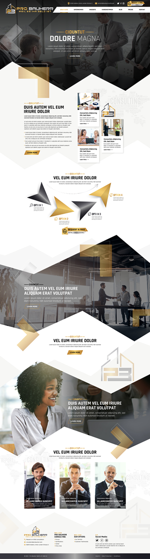 Web Design by Titan Solbiz for Pro Bauherr GmbH | Design: #30875317