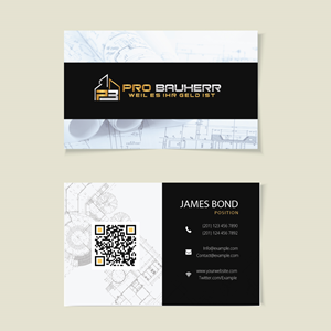 Design de Carte de Visite par Michael Oyugi pour Pro Bauherr GmbH | Design : #30907551