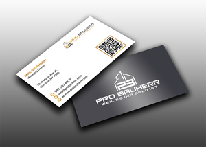Business Card Design by sadikul islam for Pro Bauherr GmbH | Design: #30878541