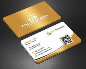 Visitenkarten-Design von sadikul islam für Pro Bauherr GmbH | Design: #30880521