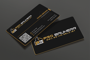 Business Card Design by Expert Bappy for Pro Bauherr GmbH | Design: #30869919