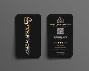 Visitenkarten-Design von Expert Bappy für Pro Bauherr GmbH | Design: #30881208