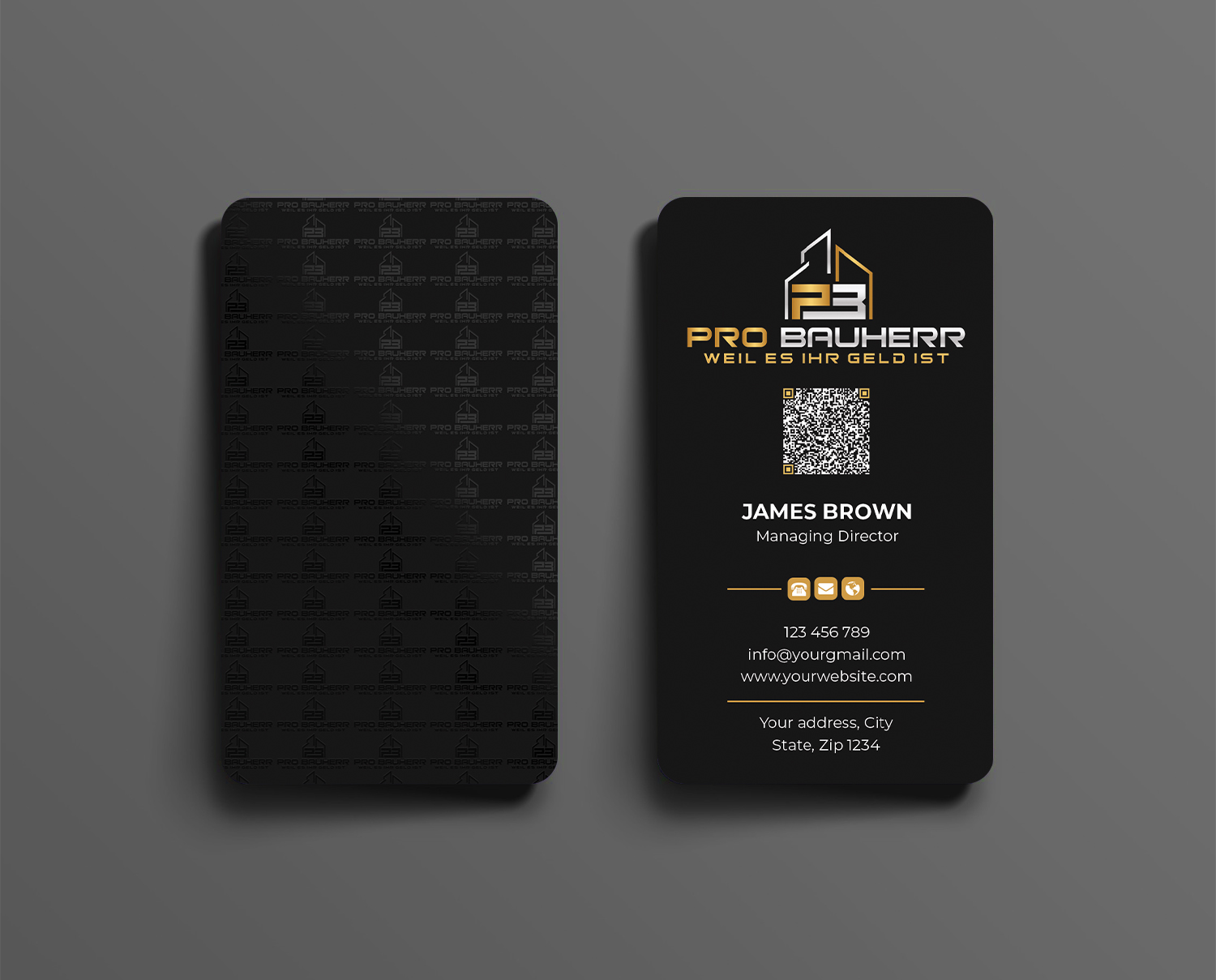 Visitenkarten-Design von Expert Bappy für Pro Bauherr GmbH | Design #30881229