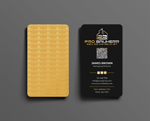 Visitenkarten-Design von Expert Bappy für Pro Bauherr GmbH | Design: #30881242