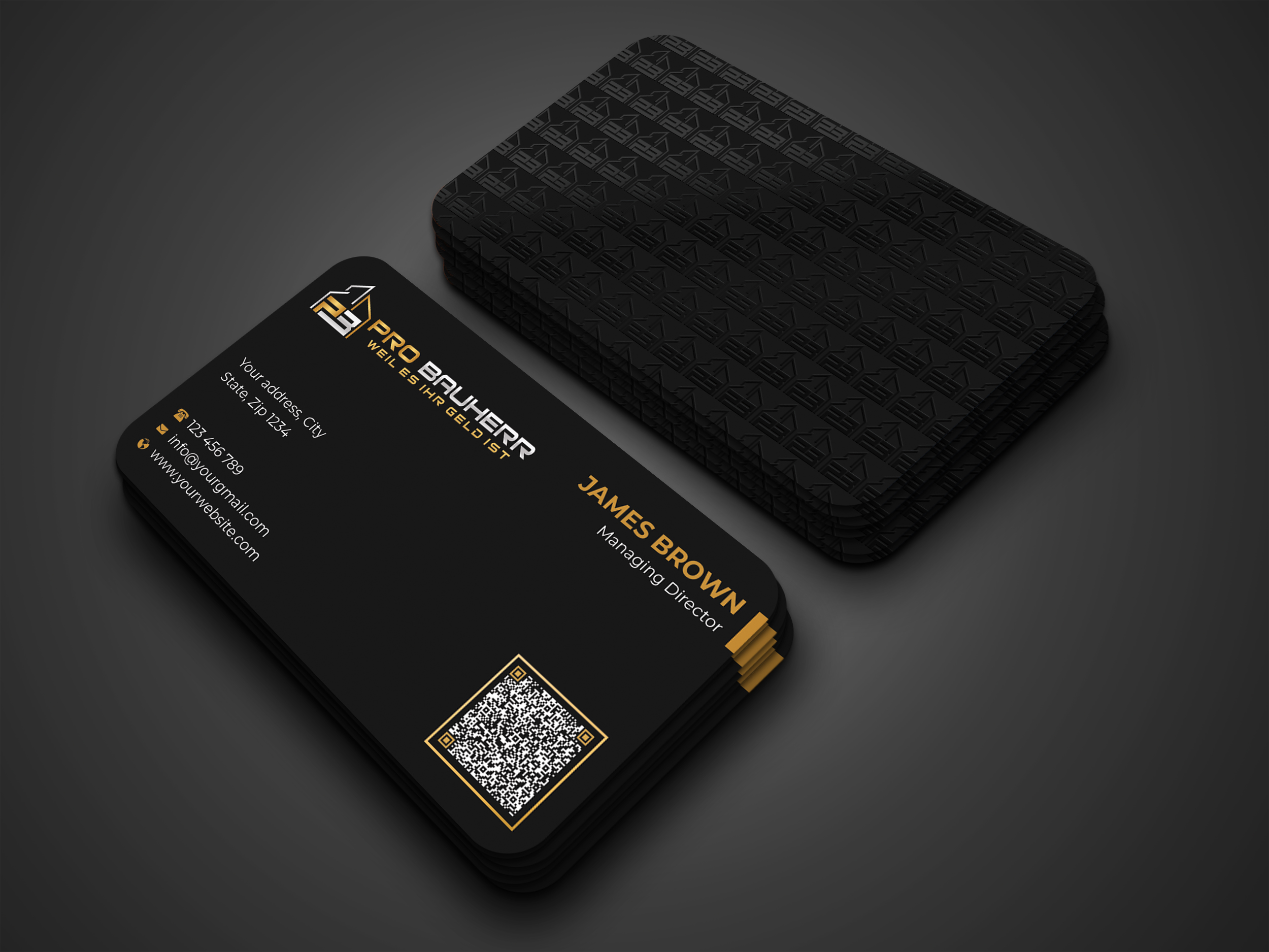 Visitenkarten-Design von Expert Bappy für Pro Bauherr GmbH | Design #30881313