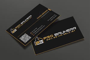 Business Card Design by Expert Bappy for Pro Bauherr GmbH | Design: #30887616