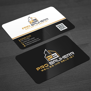 Business Card Design by WellDesign for Pro Bauherr GmbH | Design: #30870267