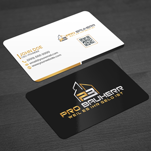 Business Card Design by WellDesign for Pro Bauherr GmbH | Design: #30870268