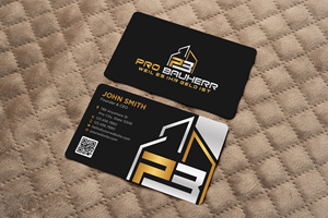 Business Card Design by Sun Moon Graphic Designer for Pro Bauherr GmbH | Design: #30874320