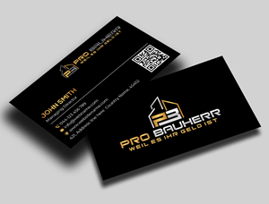 Diseño de Tarjeta de Presentación por jaggi5097 para Pro Bauherr GmbH | Diseño #30869677