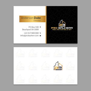 Visitenkarten-Design von YourLogoMaster für Pro Bauherr GmbH | Design: #30885968
