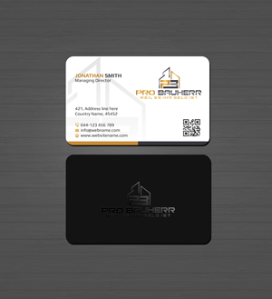Business Card Design by Creations Box 2015 for Pro Bauherr GmbH | Design: #30874491