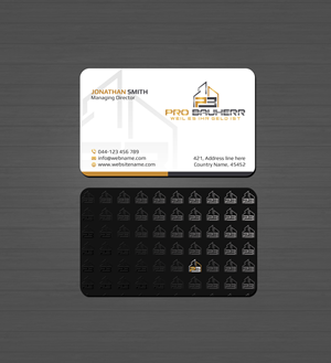 Business Card Design by Creations Box 2015 for Pro Bauherr GmbH | Design: #30874492